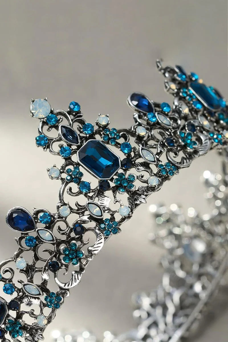 Baroque Colorful Crystal Crown