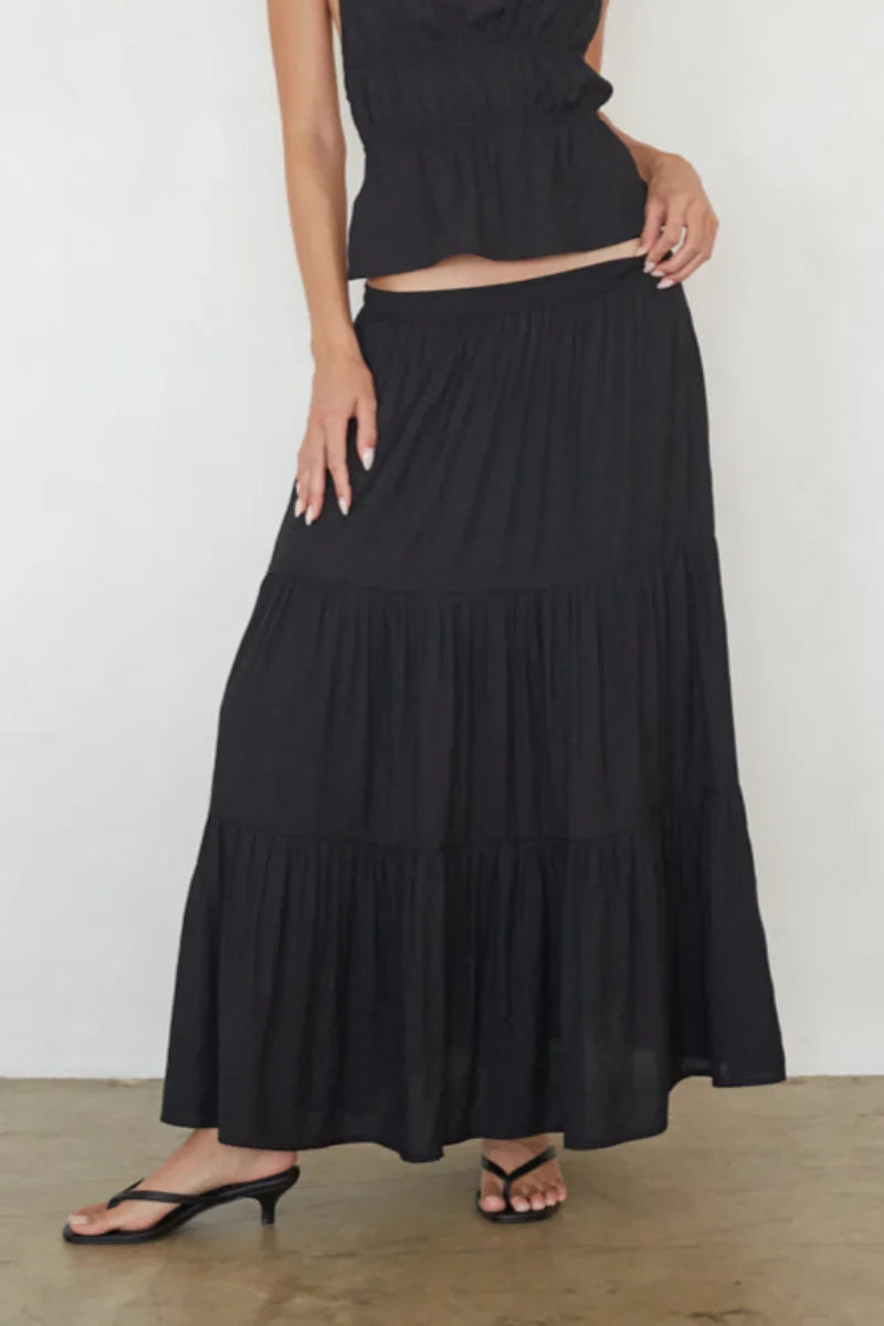 Hope Tiered Maxi Skirt