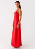 Zana Maxi Dress Red