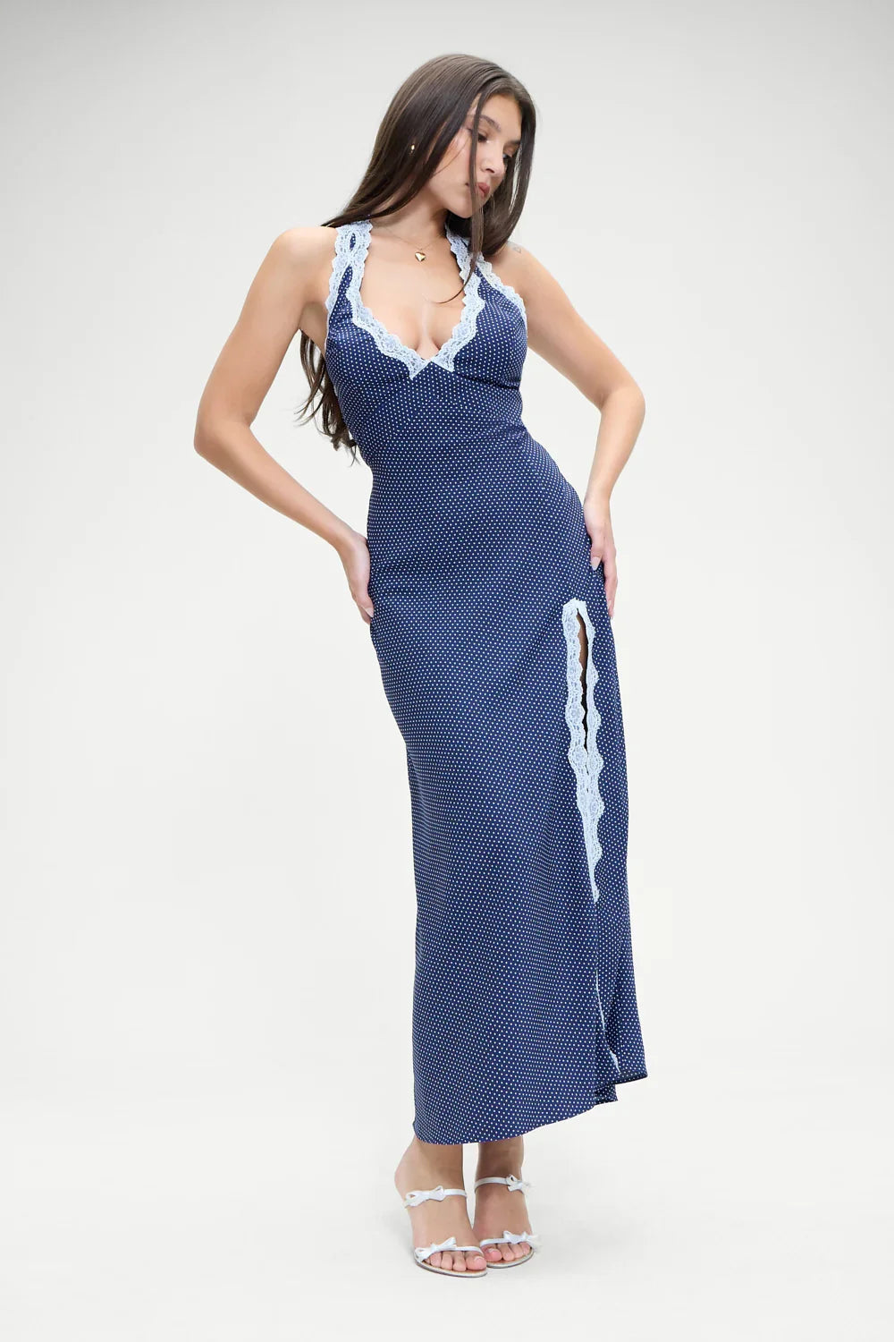 Madeleine Polka Dot Maxi Dress Dotty