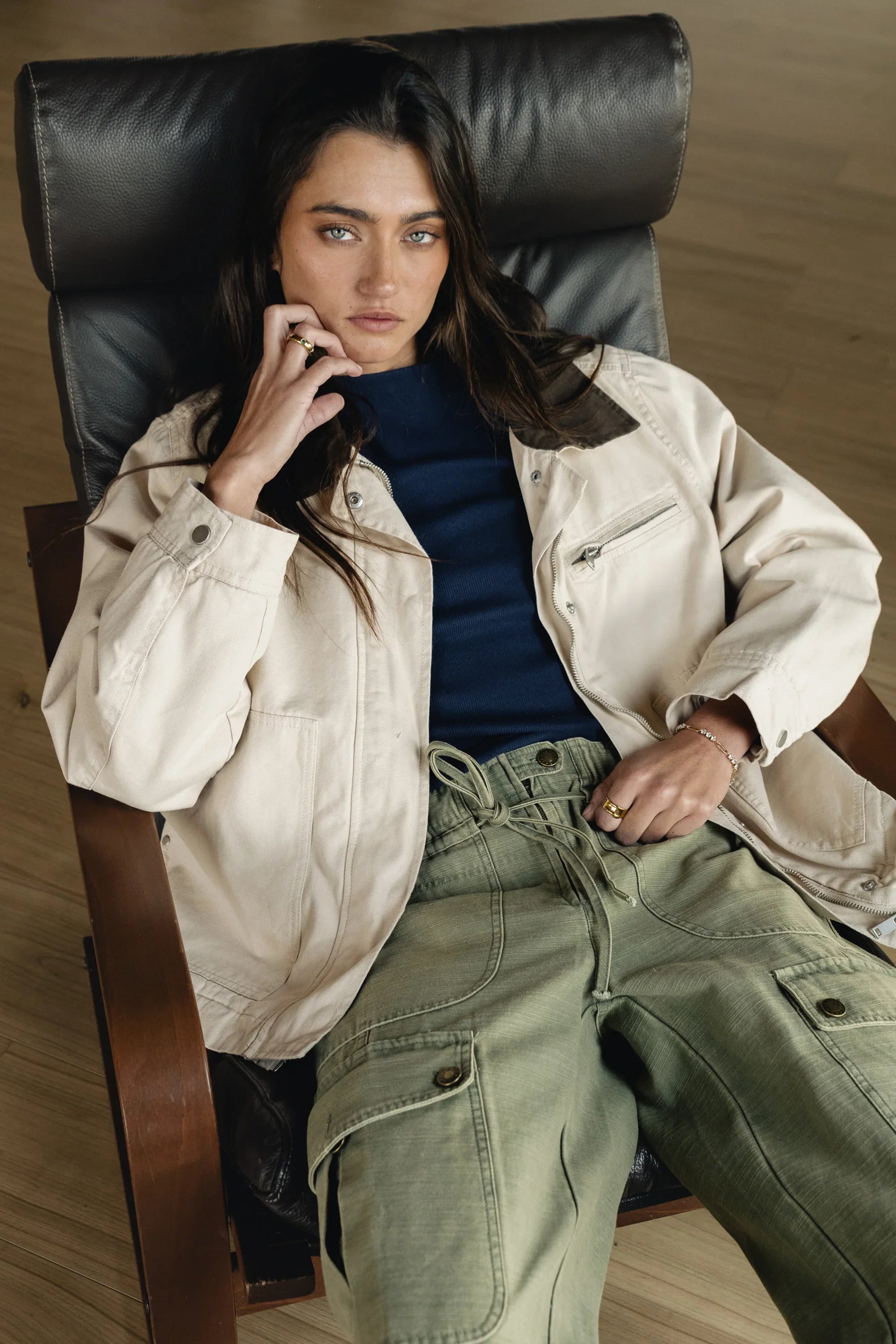 Ember Barn Jacket in Ecru