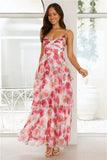 Starflower Breeze Maxi Dress Pink