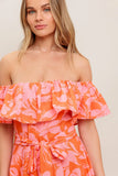 CITRUS GARDEN MIDI DRESS