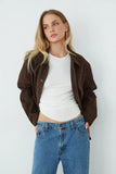 Katniss Oversized Suede Jacket