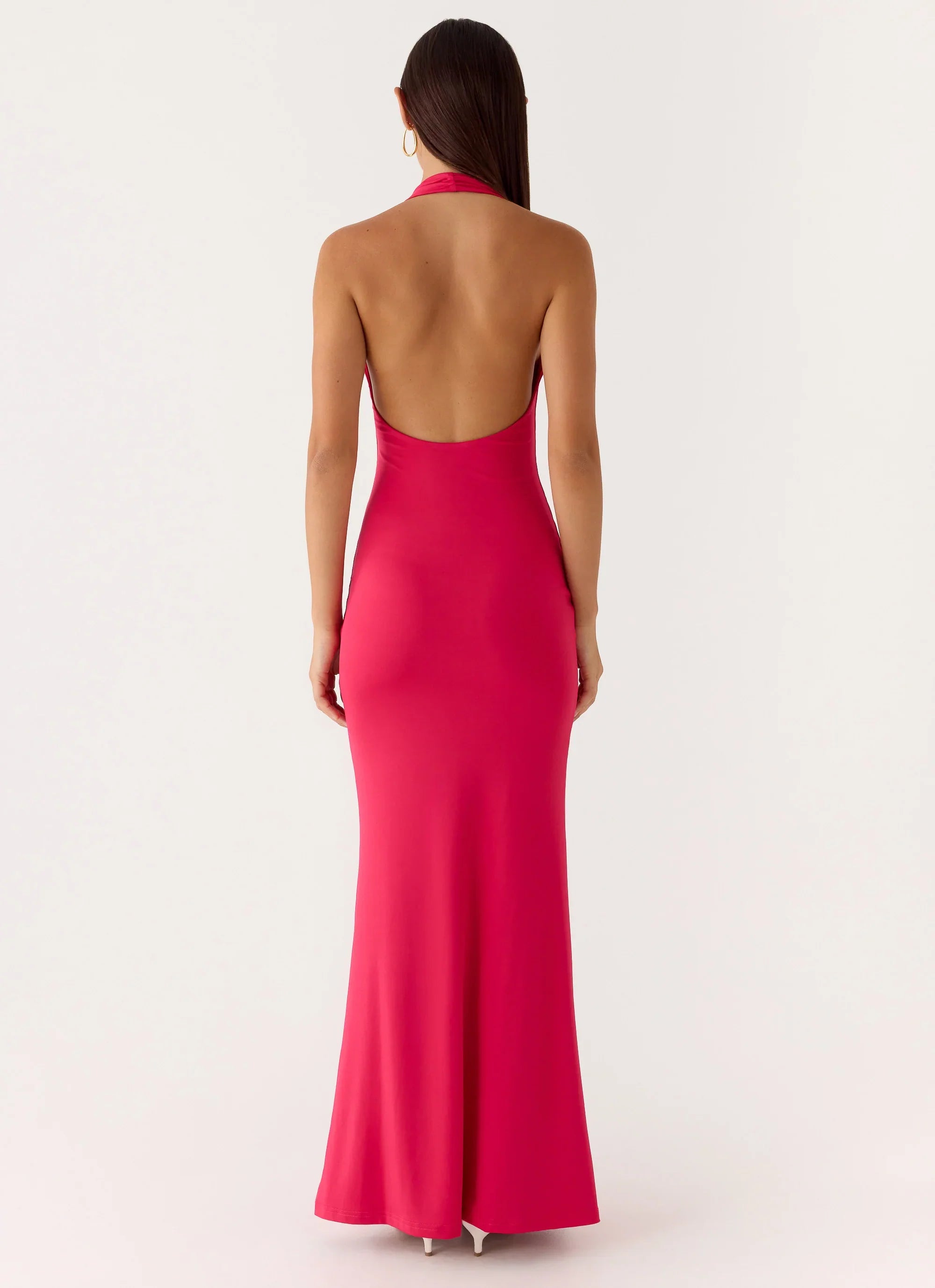 Emiliana Maxi Dress Red Magenta