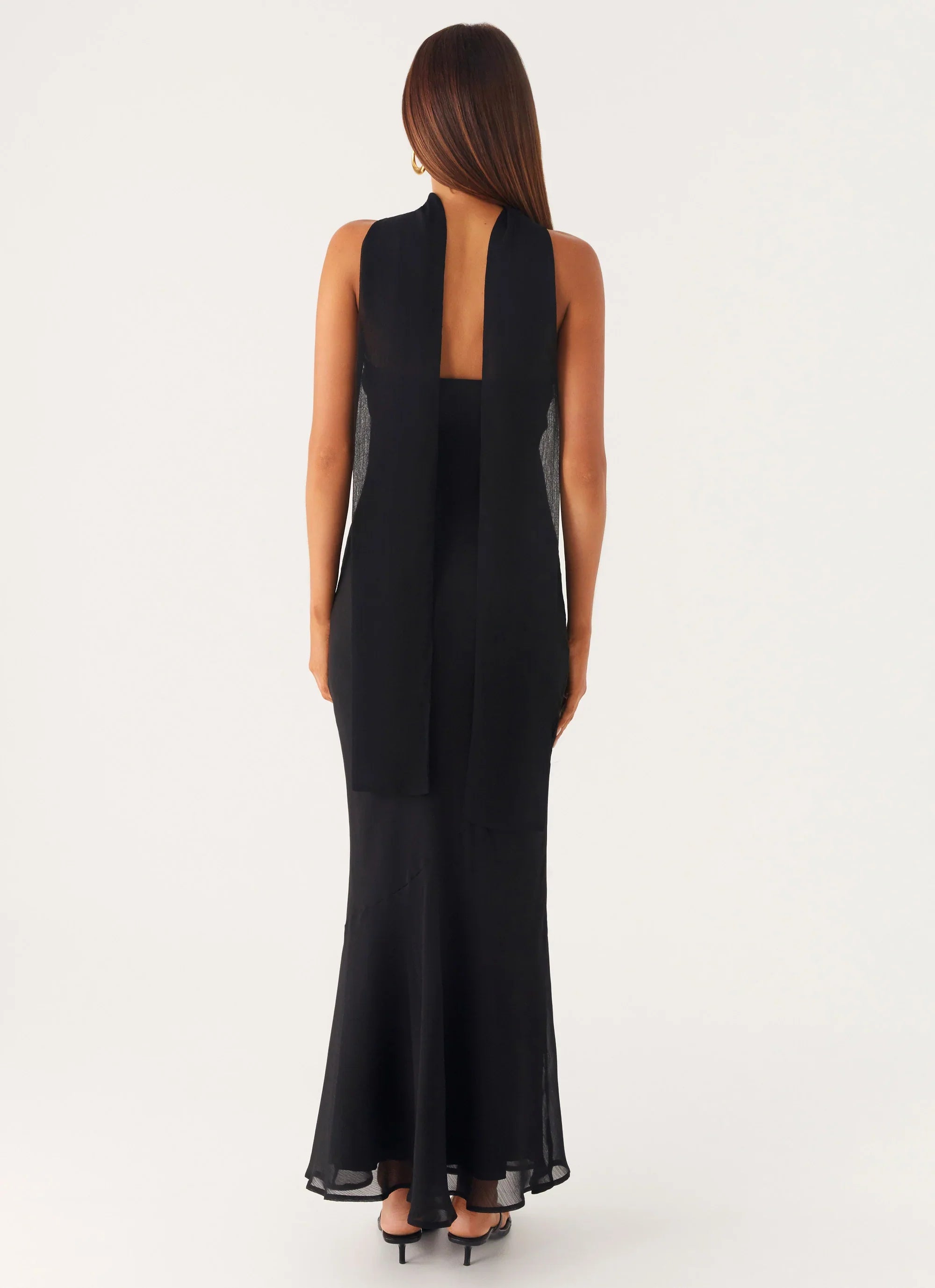 Under the Pagoda Maxi Dress Black