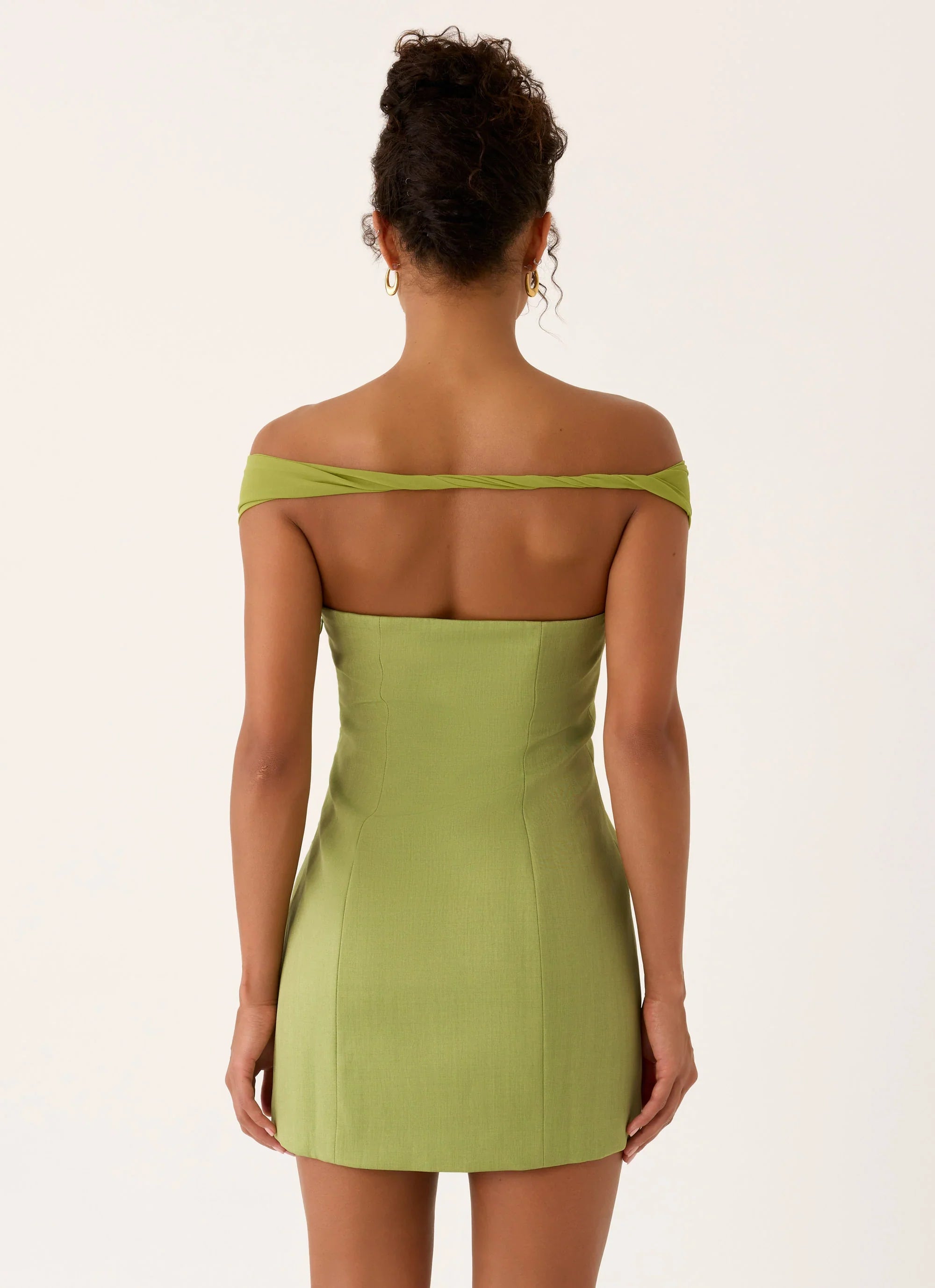 Caterina Mini Dress Fern Green