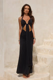 FLORA MAXI DRESS BLACK