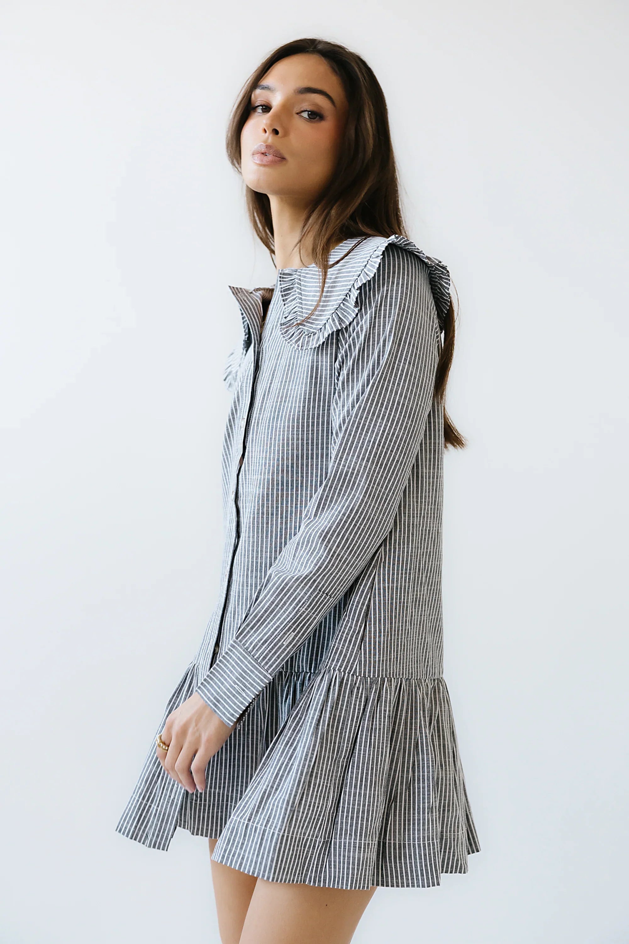 Renley Striped Mini Dress