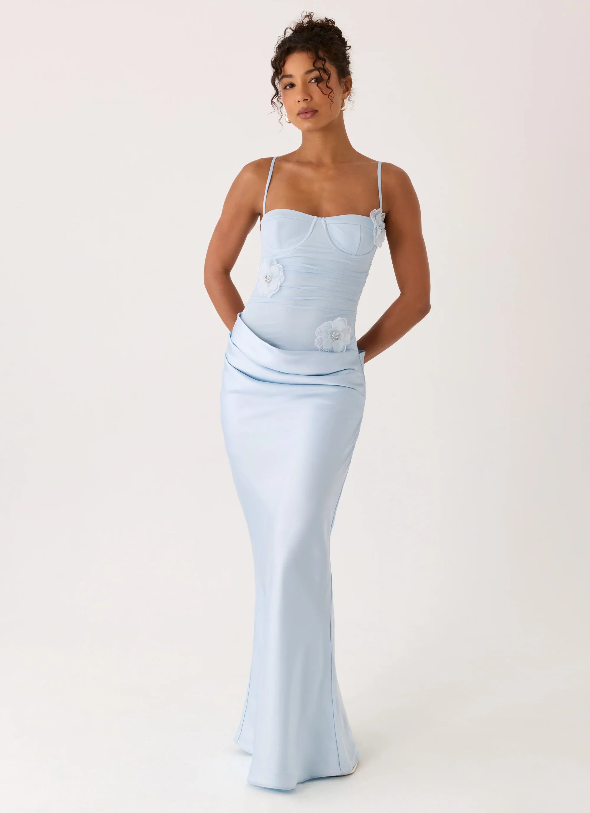 Peasella Maxi Dress Blue