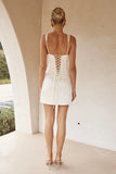 AMALDA MINI DRESS IVORY