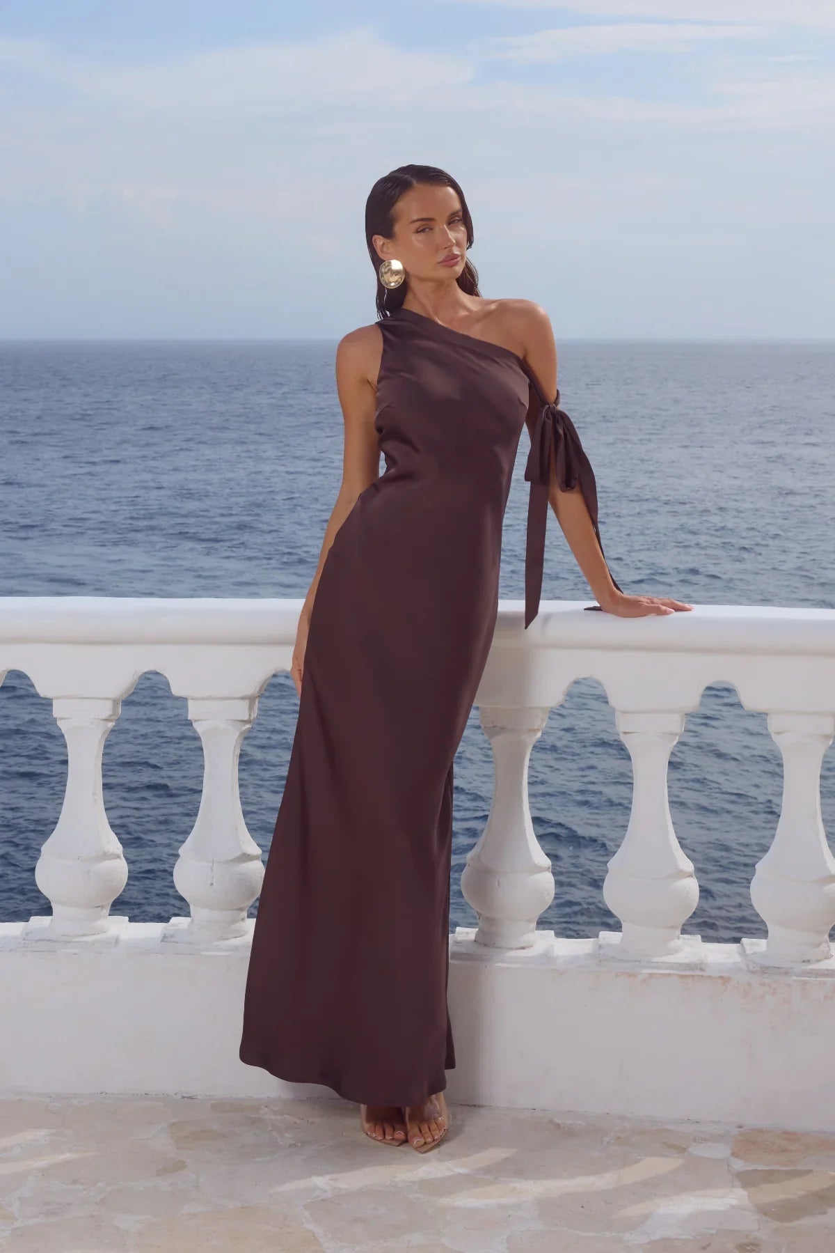 Viola One Shoulder Maxi Dress
