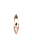 Pointed Toe Patent Leather Flats with Pearl