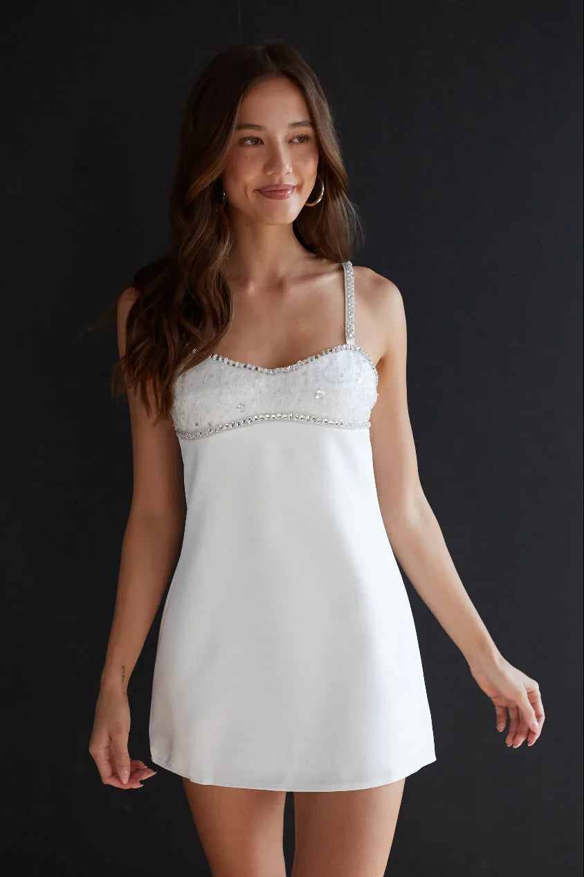 Blair Embellished Mini Dress