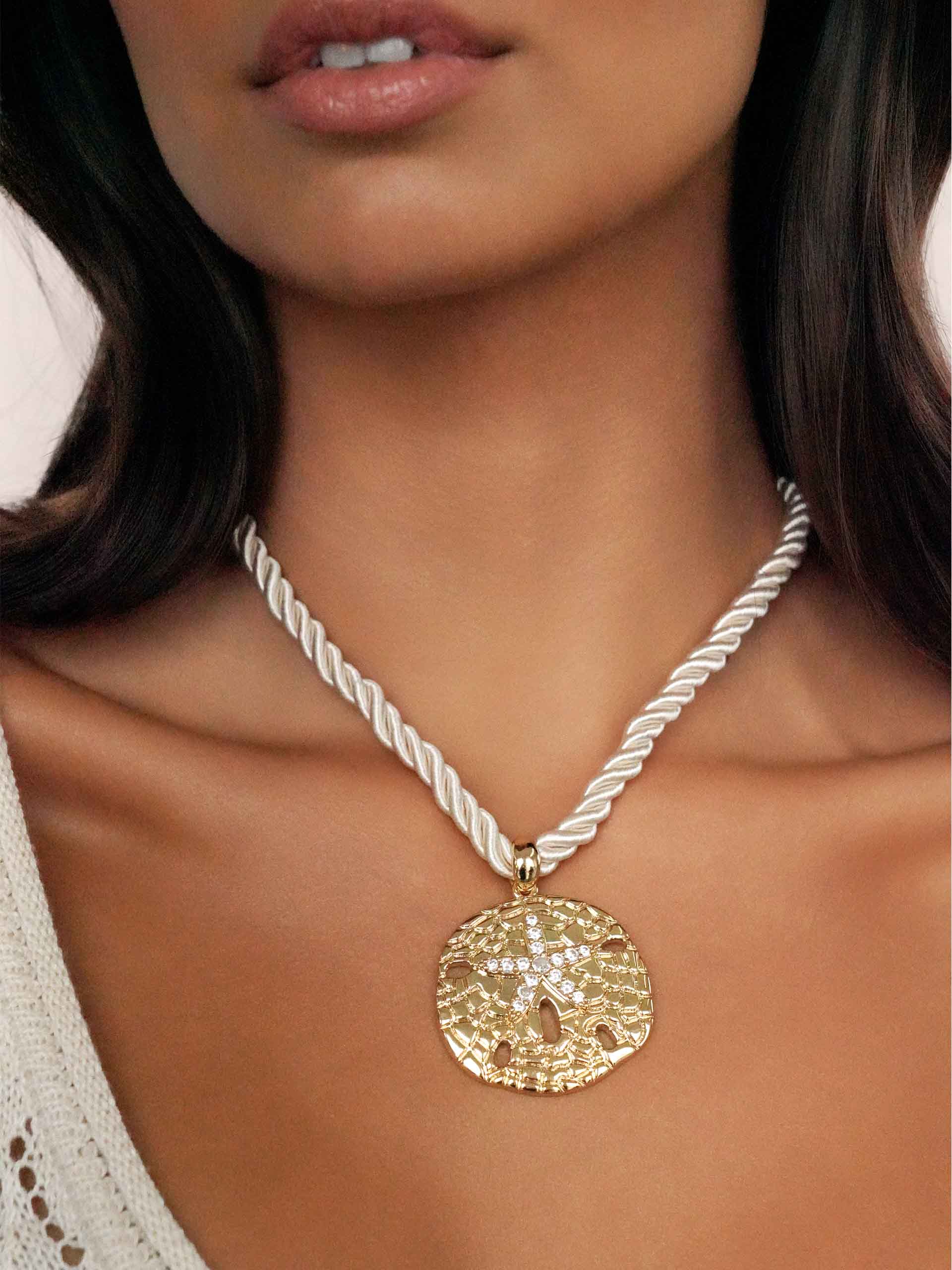 Sand Dollar Pendant Necklace