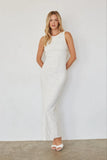 Liana Textured Bodycon Maxi Dress