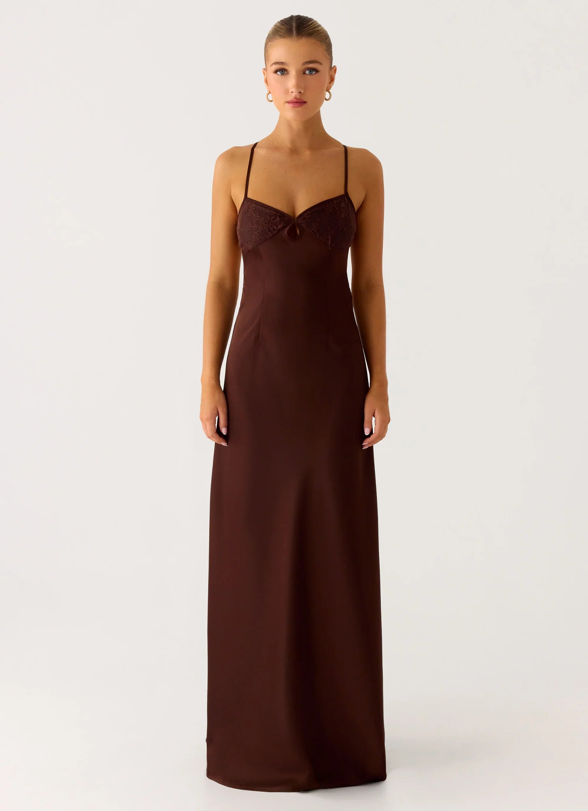 Joanie Maxi Dress Chocolate