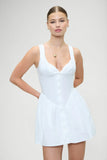 Charlotte Corset Mini Dress White