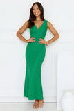 Diamond Delights Maxi Dress Green