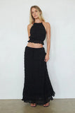 Kehlani Ruching Maxi Skirt