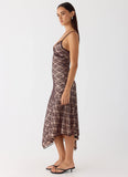 Amelia Midi Dress Chocolate