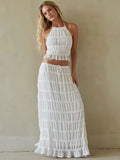 Kehlani Ruching Maxi Skirt