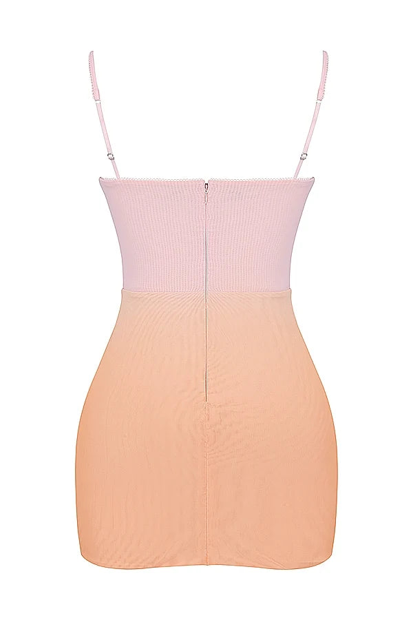 ombre mini dress