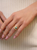 Turquoise Solstice Ring Stack