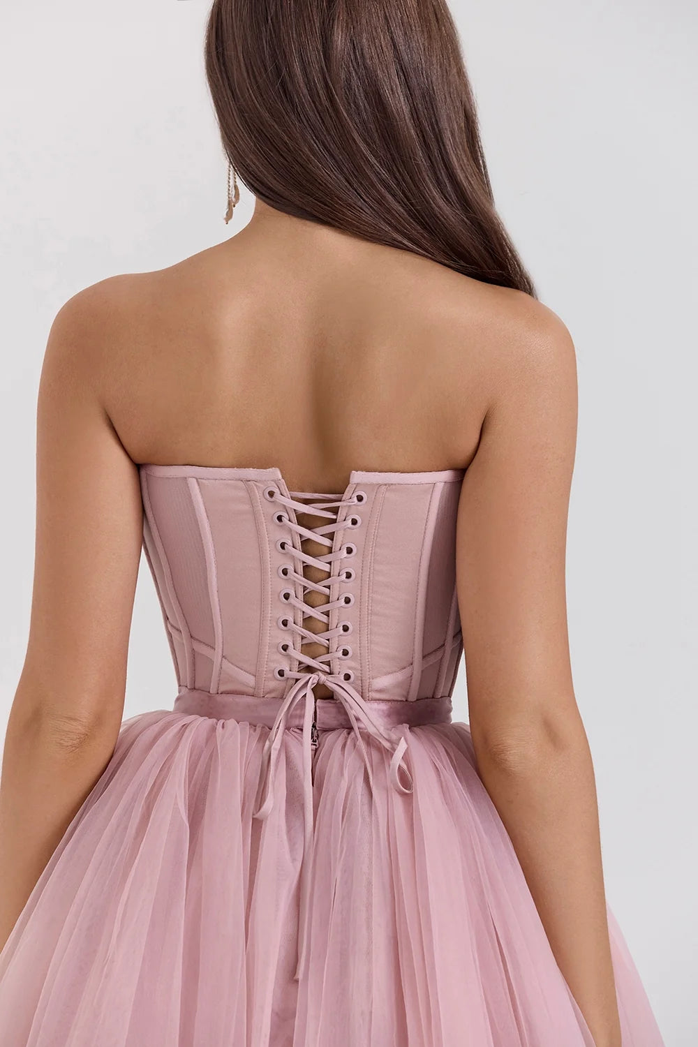 french rose tulle midi dress sale