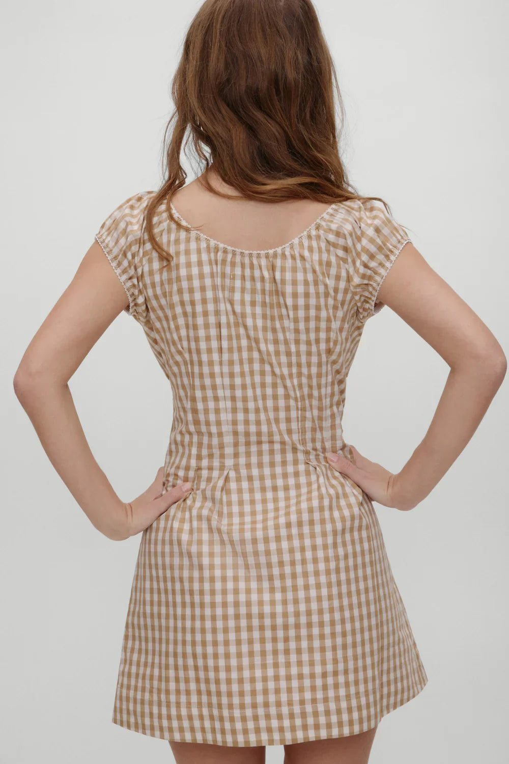 x BELLA HADID Mustang Mini Dress Rodeo Gingham