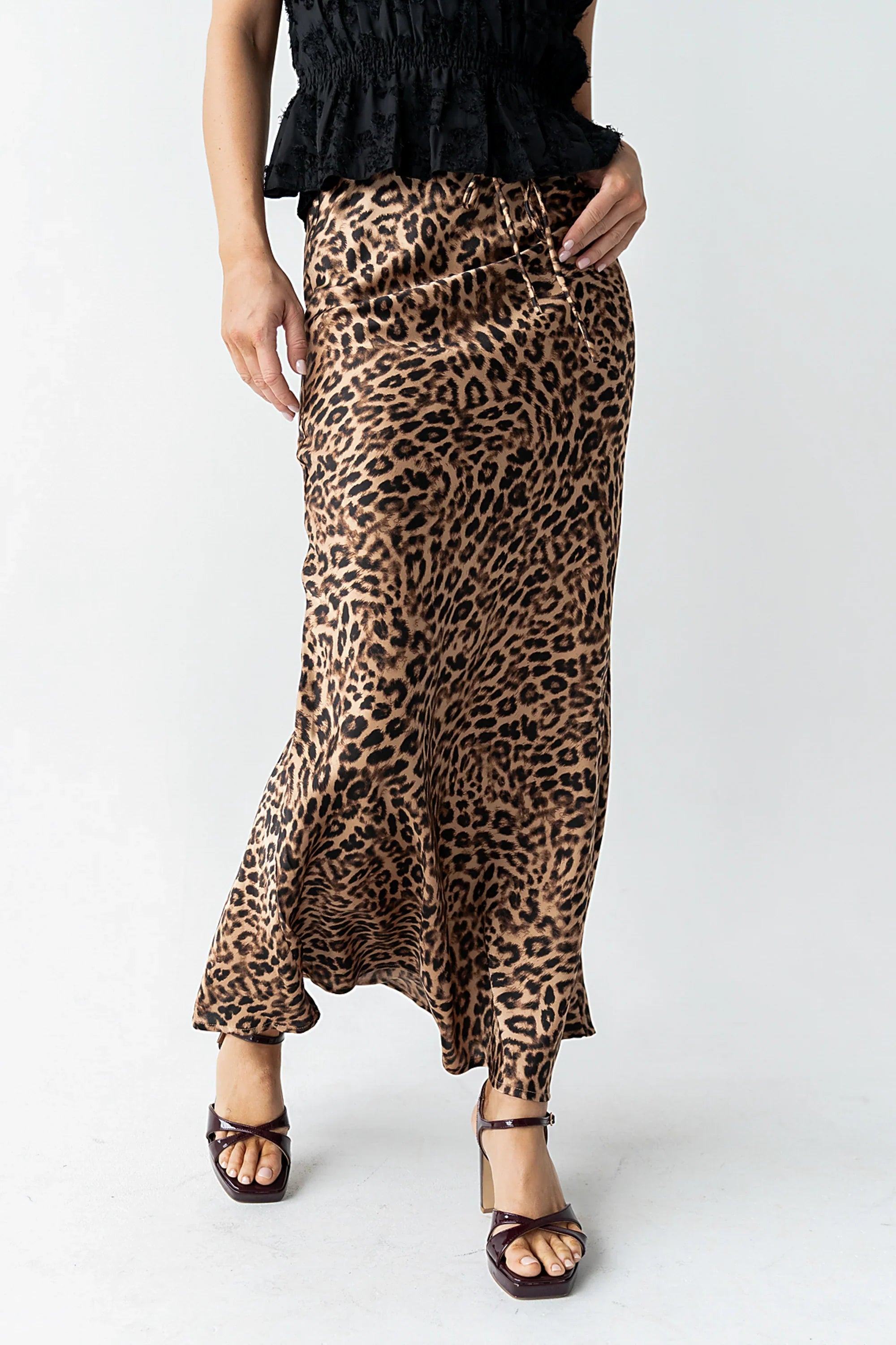 Hatton Leopard Maxi Skirt