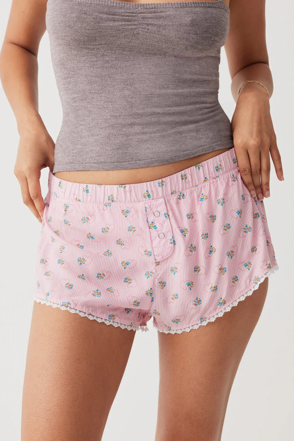 Tinsley Mini Boxer Short Sweetheart Stripe