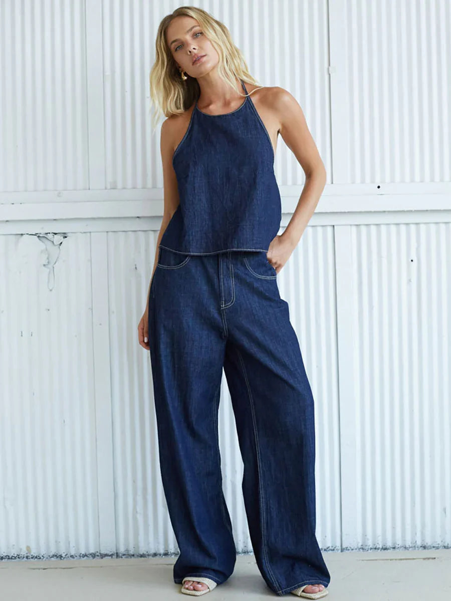 June Baggy Tie Pants