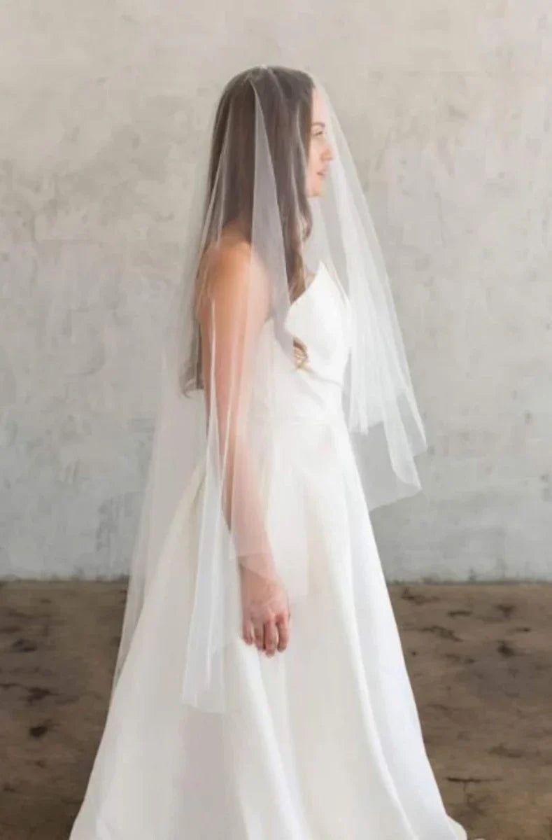 Vintage Blusher Extra Airy Bridal Veil Wedding Veil