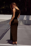 BALIN MIDI DRESS ESPRESSO