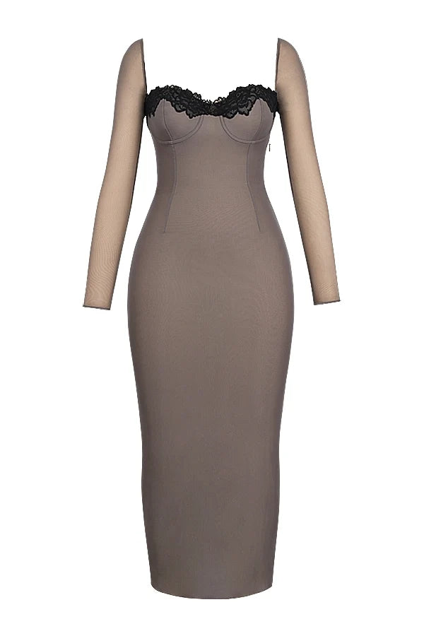 smoke corset dress