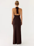All I Need Maxi Dress Chocolate