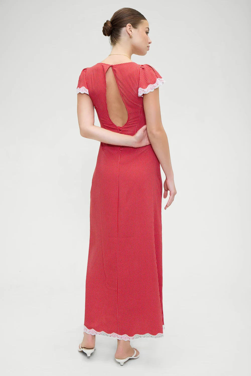 Rosalyn Polka Dot Maxi Dress Ladybug