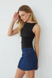 Dolly Denim Mini Skort