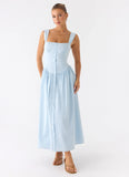 Emmalina Midi Dress Blue