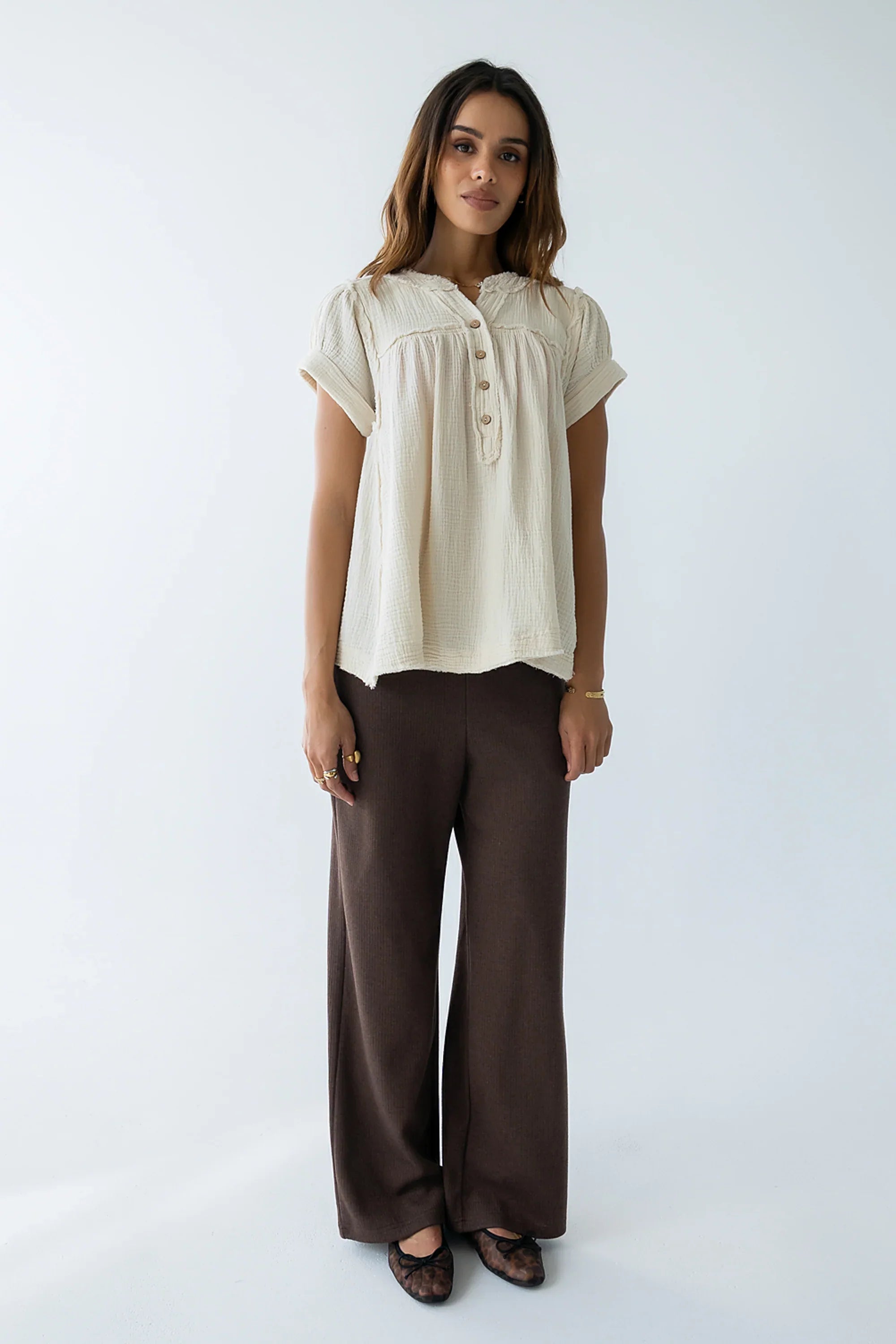 Giana Henley Blouse