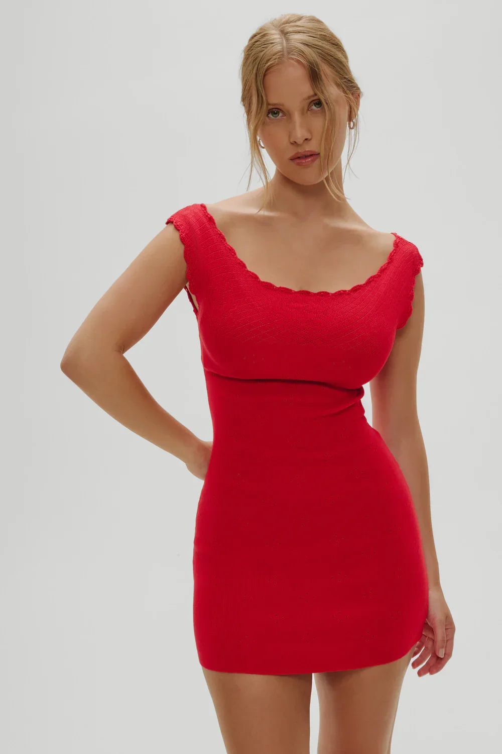 Leila Mini Dress Red Rose