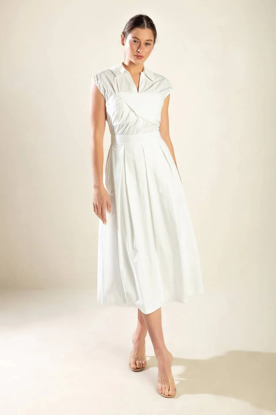 DREAMY IMPRESSION MIDI DRESS