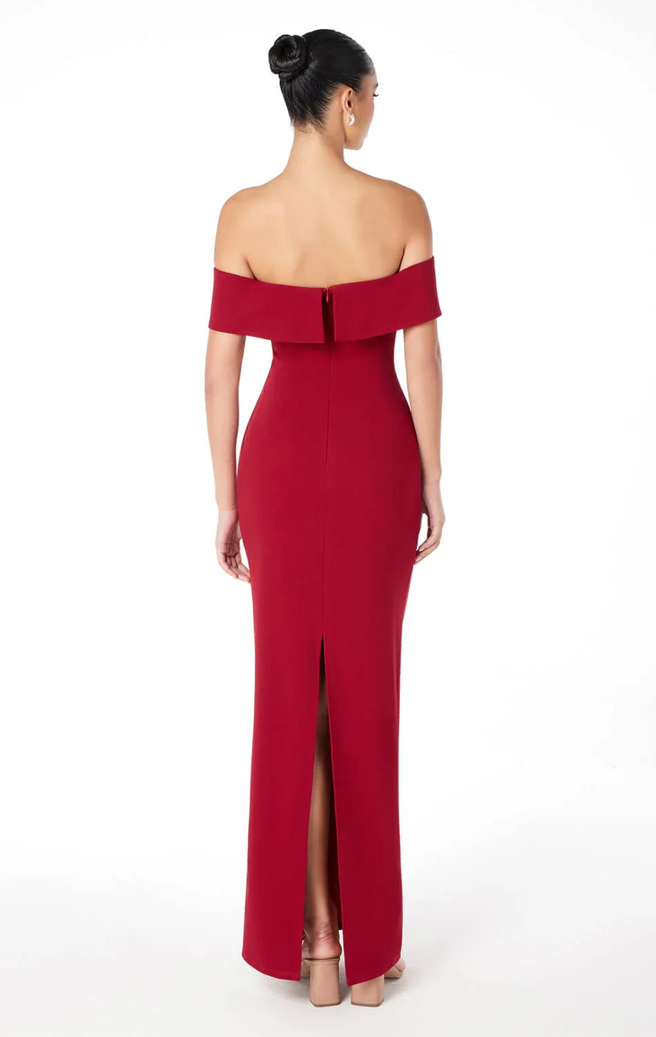 INEZ OFF THE SHOULDER MAXI DRESS