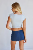 Tallulah Denim Micro Mini Skort