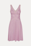 Memory Lane Satin Midi Dress Love Drop
