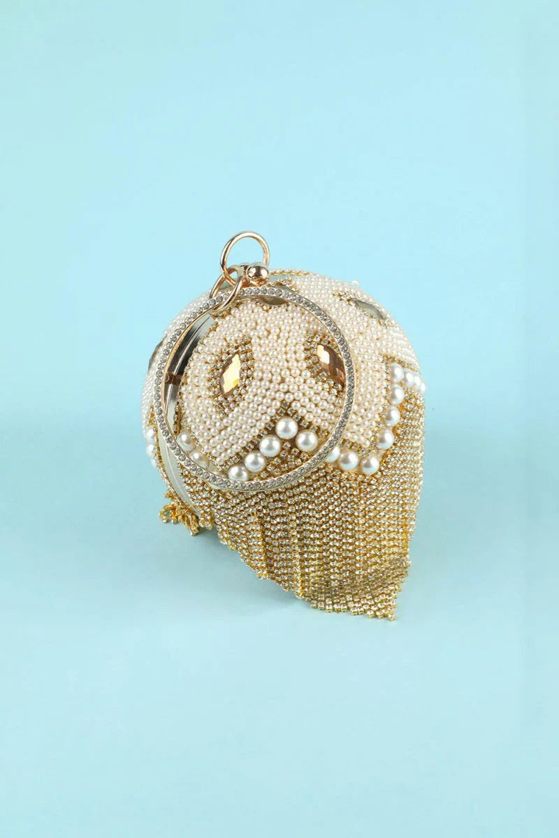 Champagne Handbag for Party