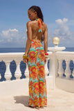 BRANDY MAXI DRESS DIAZ AQUA