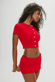 x Khy Briar Cloud Knit Skirt Heartstrings