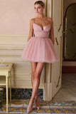 french rose tulle mini dress sale